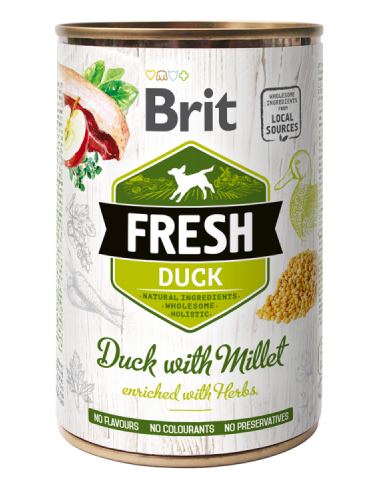 Brit Fresh comida húmeda pato