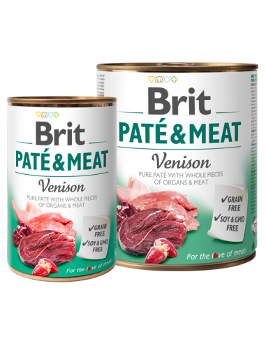 Brit paté y carne venado