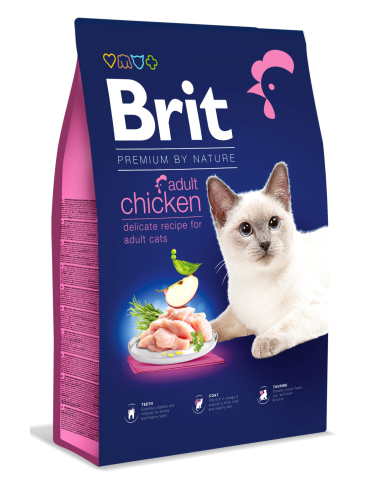 Brit premium cat adult pollo