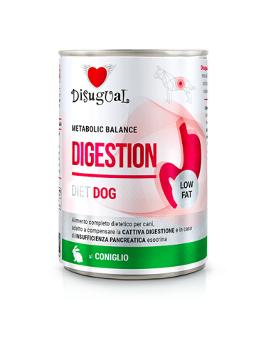 Disugual diet digestión conejo