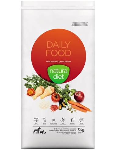 Natura diet daily food medium pollo