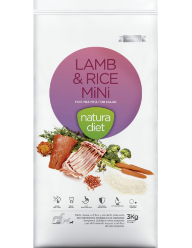 Natura diet lamb&rice mini