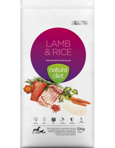 Natura diet lamb&rice medium/maxi