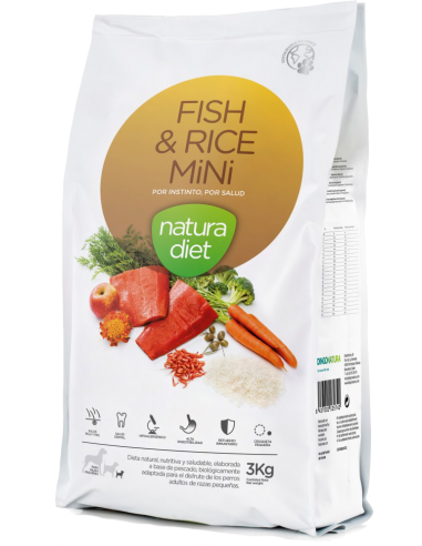 Natura diet fish&rice mini